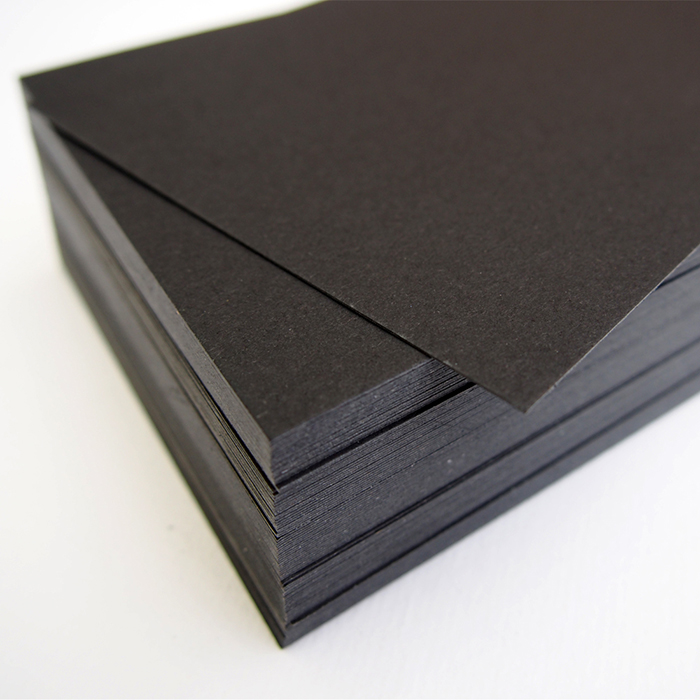 Black cardstock