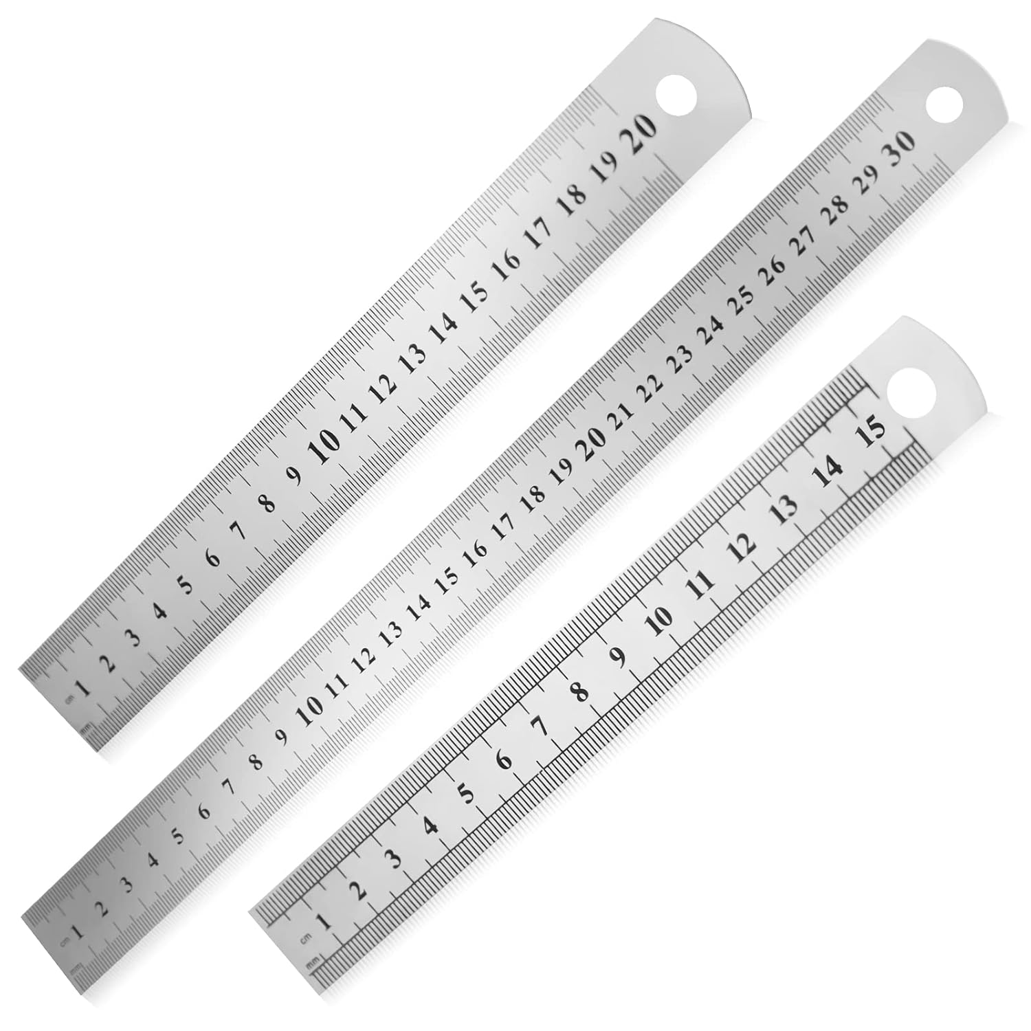 Metal rulers